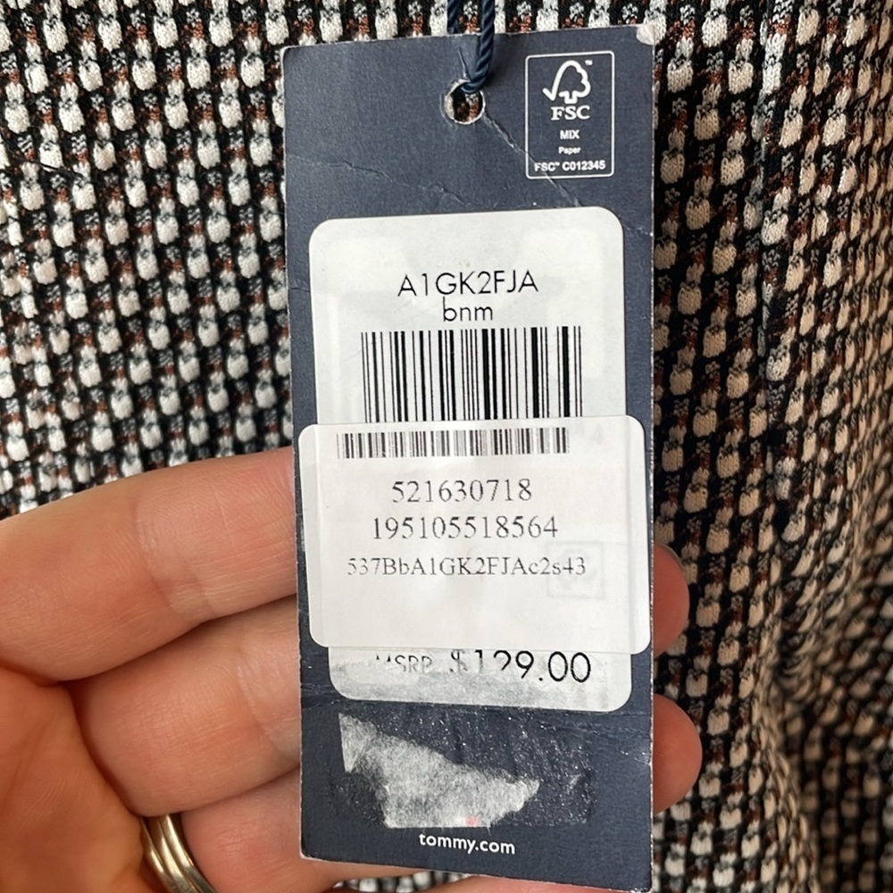 NWT Tommy Bahama Tweed Flounce Hem Sleeveless Dress - Picture 11 of 12